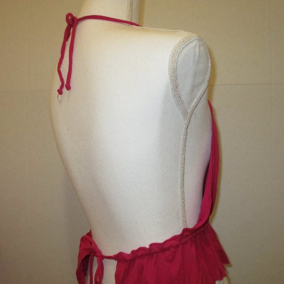 Ecote Peplum Open-Back Crop Top - Picture 3 of 4